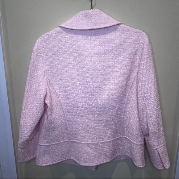 Anne Klein Pink Textured Blazer - Picture 3 of 7